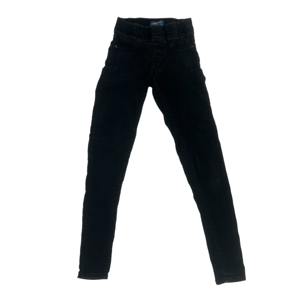 Old Navy Black Rockstar Mid-Rise Pull On Jeggings Size 22 Women’s
